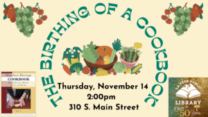 The Birthing of a Cookbook at La Veta Public Library