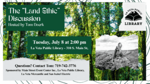 The "Land Ethic" Discussion Hosted by Tom Doerk