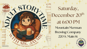 Adult Storytime with Ms. Jaymie!