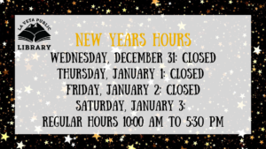 Please Make Note of our Holiday Hours