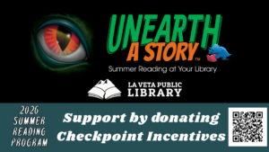 Support 2026 Summer Reading Program by donating Checkpoint Incentives!